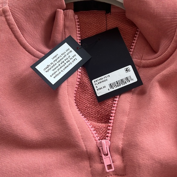 NWT $295 ATM Anthony Thomas Melillo French Terry Sweatshirt Size S M Half Zip - Picture 8 of 11